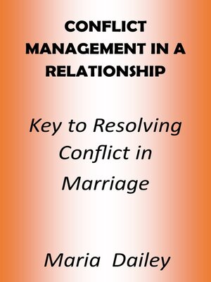 cover image of Conflict Management In a Relationship